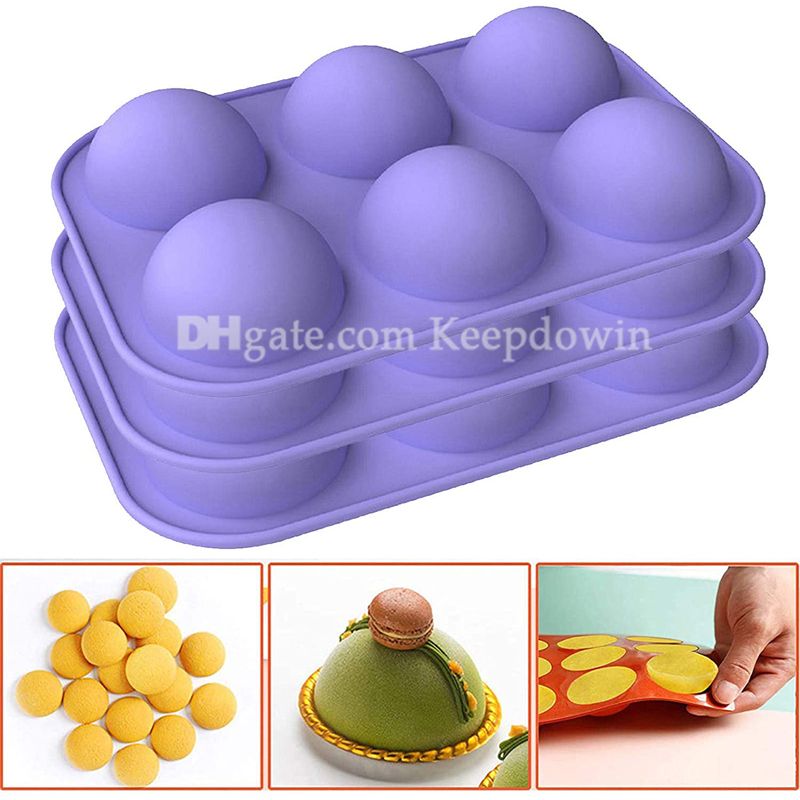 Chocolate Molds Silicone For Baking Semi Sphere Silicone Molds Baking Mold  For Making Kitchen Hot Chocolate Bomb Cake Jelly Dome Mousse From  Keepdowin, $1.99